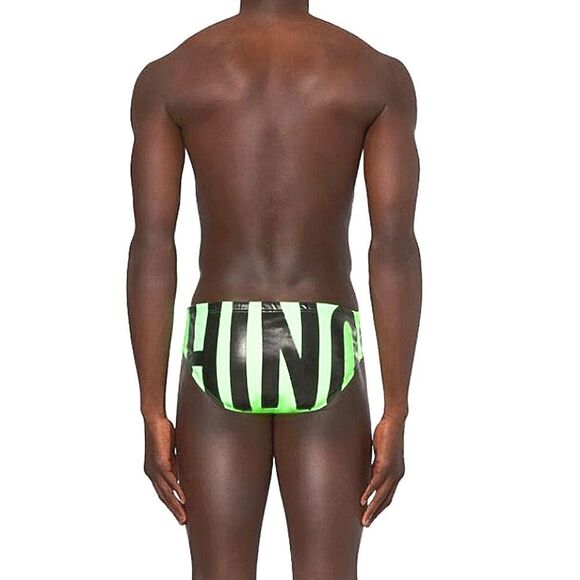 Moschino Men's Neon Yellow Swim Beach Bikini Briefs Bottom size XSMALL - Picture 8 of 16
